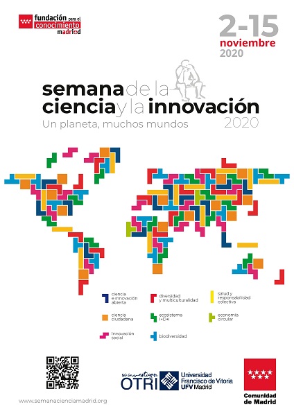 Cartel Semana de la Ciencia def La UFV acoge un año más una nueva edición de la Semana de la Ciencia con actividades online Estudiar en Universidad Privada Madrid